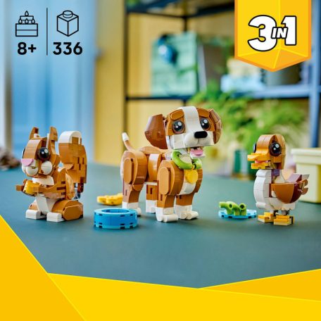 LEGO Creator 31382 Aranyos állatok: Játékos kiskutya