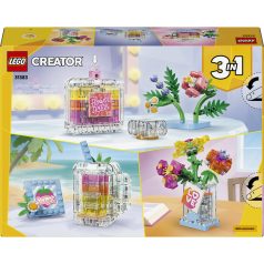 LEGO Creator 31383 Parfümös üveg és virágos dekoráció