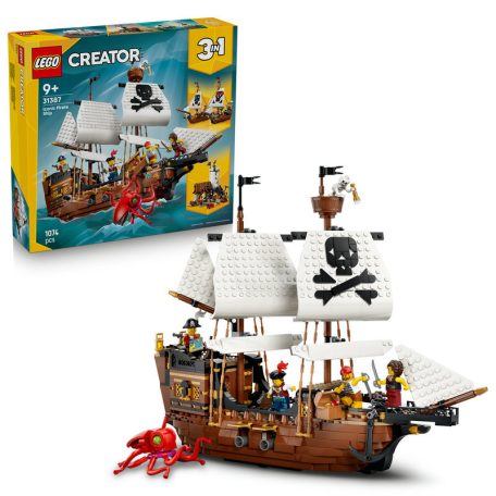 LEGO Creator 31387 Ikonikus kalózhajó