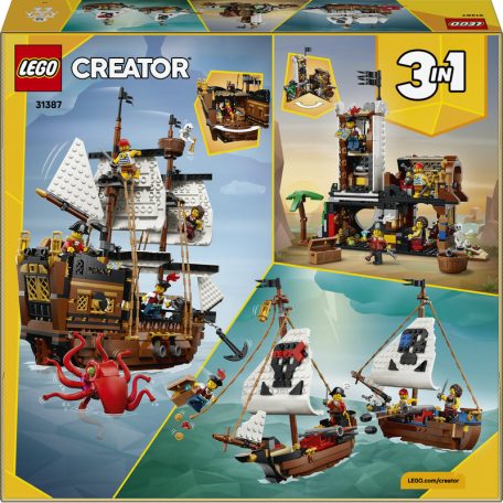LEGO Creator 31387 Ikonikus kalózhajó