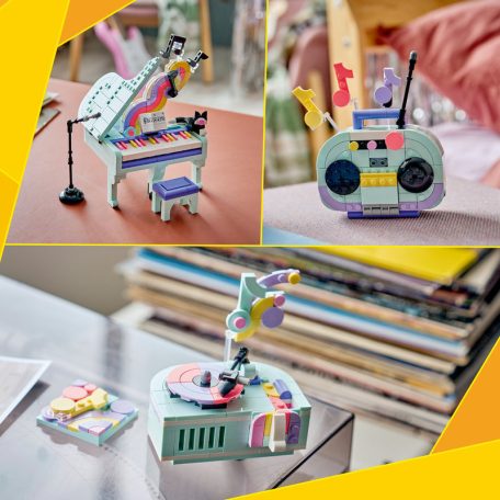 LEGO Creator 31392 Zenés dekoráció cicával