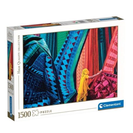 Clementoni 31706 High Qualtiy Collection puzzle - Színes szövetek (1500 db)