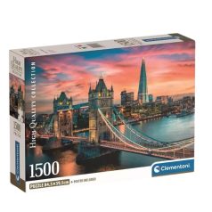   Clementoni 31715 High Quality Collection Compact puzzle - Alkonyat Londonban (1500 db)