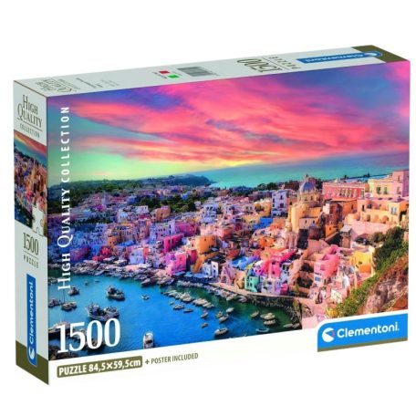 Clementoni 31721 High Quality Collection Compact puzzle - Festői Procida-sziget (1500 db)