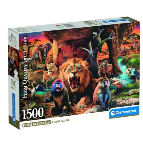 Clementoni 31722 High Quality Collection puzzle - The Tribal Society (1500 db)