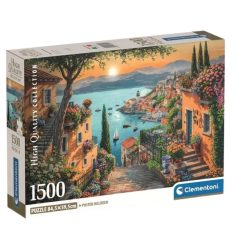   Clementoni 31729 High Quality Collection Compact puzzle - Lépcsők a kikötőhöz (1500 db)