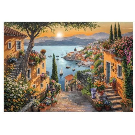 Clementoni 31729 High Quality Collection Compact puzzle - Lépcsők a kikötőhöz (1500 db)