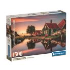 Clementoni 31734 High Quality Collection Compact puzzle - Zaanse Schans (1500 db)