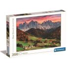 Clementoni 32570 High Quality Collection Puzzle - Val Di Funes/Villnössertal (2000 db)