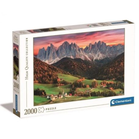 Clementoni 32570 High Quality Collection Puzzle - Val Di Funes/Villnössertal (2000 db)