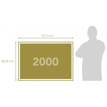 Clementoni 32570 High Quality Collection Puzzle - Val Di Funes/Villnössertal (2000 db)