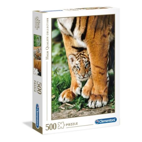 Clementoni 35046 High Quality Collection Puzzle - Bengáli tigris kölyök (500 db)