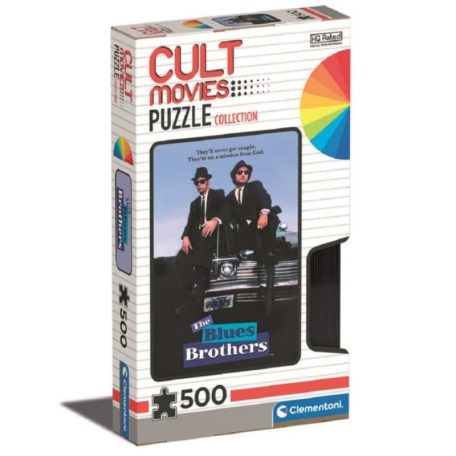 Clementoni 35109 Cult Movies Collection Puzzle-The Blues Brothers (500 db)