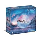 Clementoni 35116 Peace Puzzle - Világoskék (500 db)
