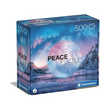 Clementoni 35116 Peace Puzzle - Világoskék (500 db)