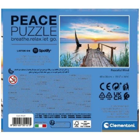 Clementoni 35121 Peace Puzzle - Békés szellő (500 db)
