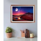 Clementoni 35527 Peace Puzzle - Csillagos éjjeli álom (500 db)