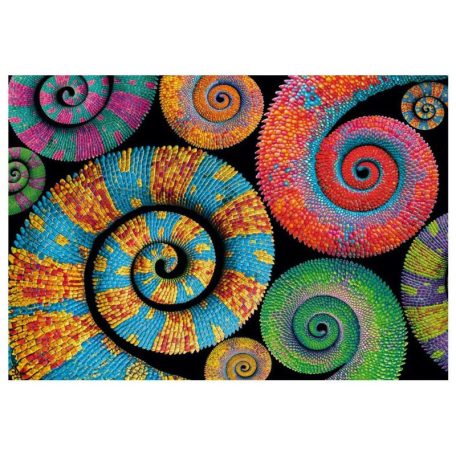 Clementoni 35529 Colorboom Collection puzzle - Színes kaméleonok (500 db)