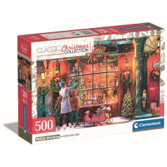   Clementoni 35567 Classic Christmas Collection Compact puzzle - Régi játékbolt (500 db)