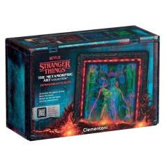   Clementoni 35611 Stranger Things Metamorphic Art Collection puzzle - Demogorgon's Hunt led világítással (520 db)