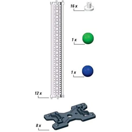 Clementoni 19102 Tudomány és játék - Hatás és ellenhatás alkatrész készlet 2.