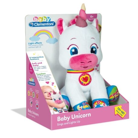 Baby Clementoni 50566 Interaktív plüss unikornis