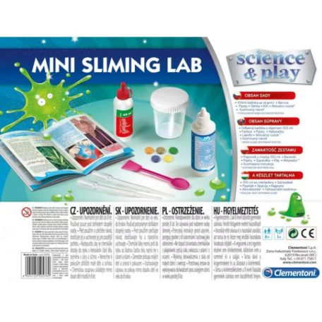 Clementoni 50576 Tudomány és Játék - Mini slime labor készlet