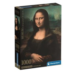   Clementoni 37094 Museum Collection Compact puzzle - Mona Lisa (1000 db)