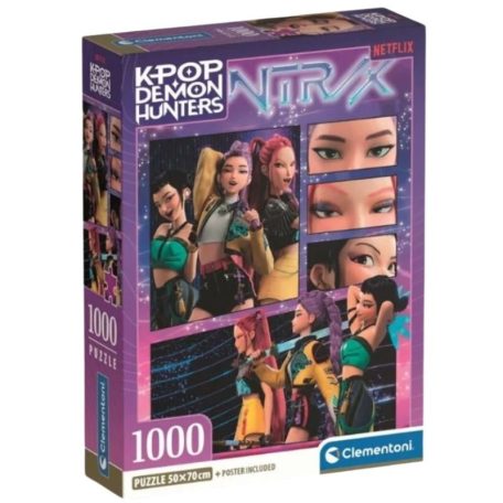 Clementoni 37125 Compact puzzle - K-Pop Demon Hunters (1000 db)