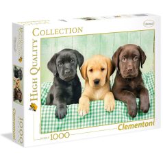 Clementoni Puzzle - Labrador kiskutyák (1000 db-os)