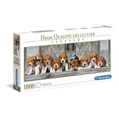   Clementoni 39435 High Quality Collection Panoráma puzzle - Beagle kiskutyák (1000 db)