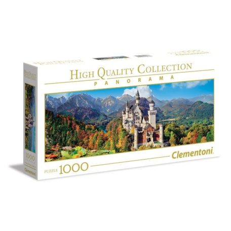 Clementoni 39438 High Quality Collection Panoráma Puzzle - Neuschwanstein kastély (1000 db)