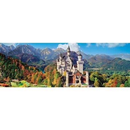 Clementoni 39438 High Quality Collection Panoráma Puzzle - Neuschwanstein kastély (1000 db)