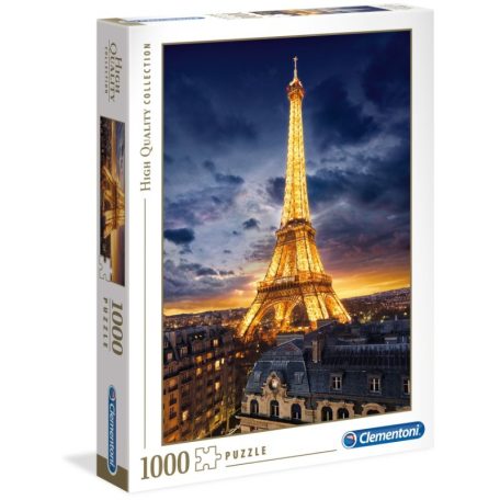 Clementoni 39514 High Quality Collection puzzle - Eiffel torony éjszaka (1000 db)