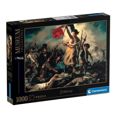 Clementoni 39549 Museum Collection puzzle - Delacroix: A szabadság vezeti a népet (1000 db)