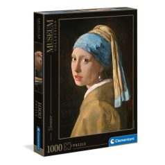   Clementoni 39614 Museum Collection Puzzle - Vermeer, Leány gyöngy fülbevalóval (1000 db)
