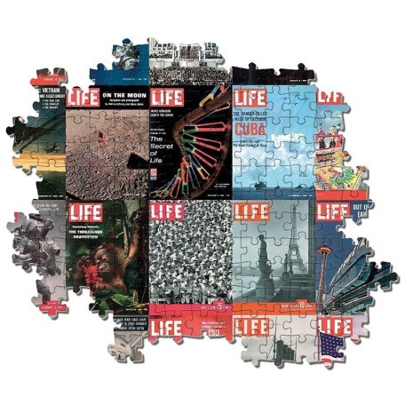 Clementoni 39636 Life Magazine Collection Puzzle - Címlapok (1000 db)