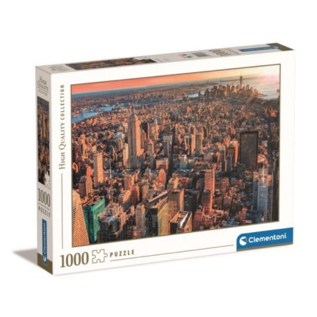 Clementoni 39646 High Quality Collection Puzzle - New York City naplementekor (1000 db)