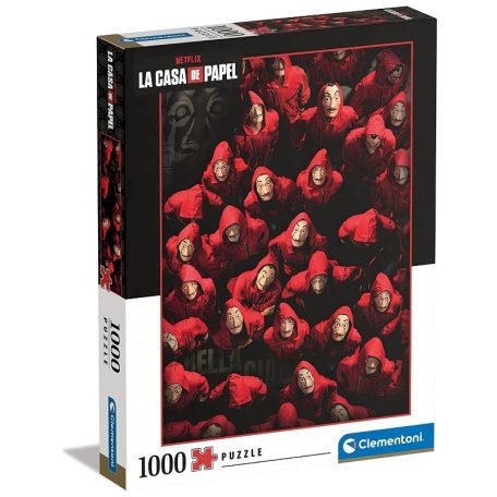 Clementoni 39654 Netflix Puzzle - Nagy Pénzrablás (1000 db)