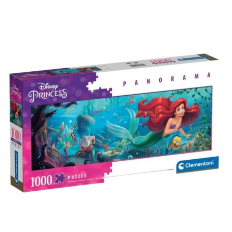 Clementoni 39658 High Quality Collection Panoráma puzzle - Disney Princess: A kis hableány (1000 db)