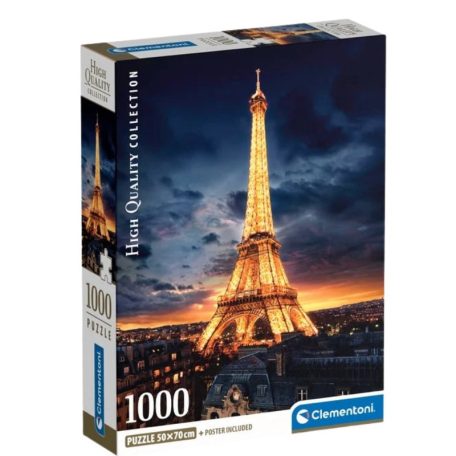 Clementoni 39703 High Quality Collection Compact puzzle - Eiffel torony (1000 db)