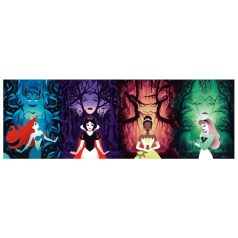   Clementoni 39772 High Quality Collection Panoráma puzzle - Disney Princess: Disney hercegnők és gonoszok (1000 db)