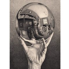   Clementoni 39753 Novo Art Series puzzle - M.C Escher: Hand with reflecting sphere (1000 db)
