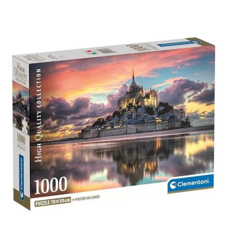 Clementoni 39769 High Quality Collection puzzle - A csodálatos Mont Saint-Michel (1000 db)