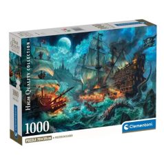   Clementoni 39777 High Quality Collection Compact puzzle - Kalóz támadás (1000 db)