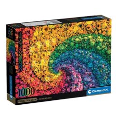   Clementoni 39779 Colorboom Collection Compact puzzle - Örvény virágokkal (1000 db)