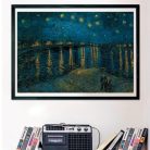 Clementoni 39789 Museum Collection Compact puzzle - Van Gogh: Csillagos éj a Rohne fölött (1000 db)