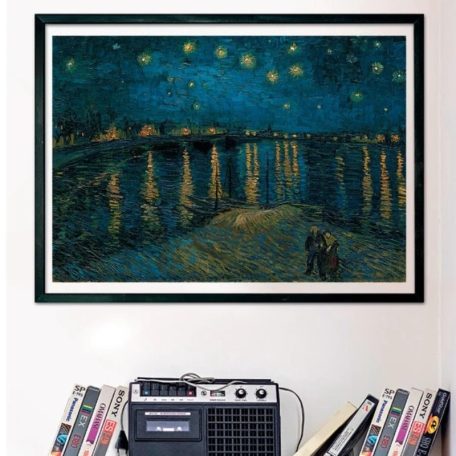 Clementoni 39789 Museum Collection Compact puzzle - Van Gogh: Csillagos éj a Rohne fölött (1000 db)