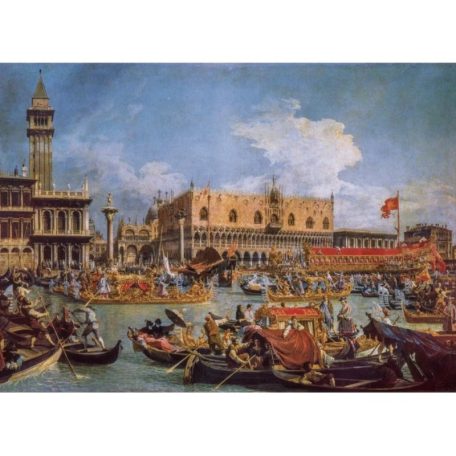 Clementoni 39792 Museum Collection Compact puzzle - Canaletto: Buchentaur visszatérése a mólóhoz a Mennybemenetel napján (1000 db)