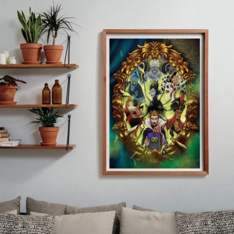 Clementoni 39812 High Quality Compact puzzle - Disney Villains: A Disney gonoszai (1000 db)